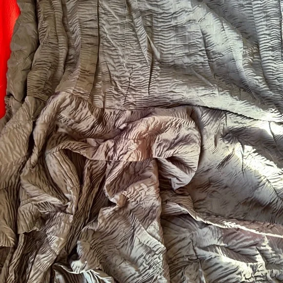 Textured Navy Sleeveless Dress - Picture 4 of 4